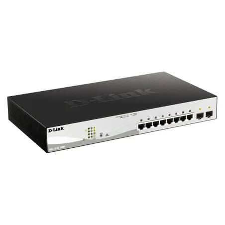 D-Link DGS-1210-10MP Gestionado L2 Gigabit Ethernet (10 100 1000) Energía sobre Ethernet (PoE) Negro, Gris