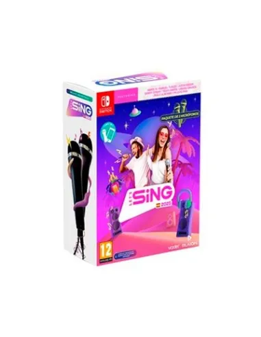 JUEGO SWITCH LETS SING 2025 S.V. + 2 MICROS