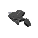 Conceptronic StreamVault BIAN04B lector de tarjeta USB 3.2 Gen 1 (3.1 Gen 1) Type-A Negro