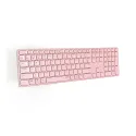 Rapoo E9800M teclado Bluetooth QWERTY Rosa