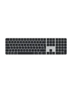 Teclado apple magic keyboard inalambrico touch id + numerico teclas negras