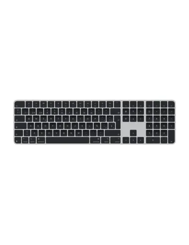 Teclado apple magic keyboard inalambrico touch id + numerico teclas negras