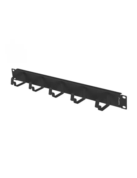 Organizador de cables lanberg 5 anillos 19pulgadas negro