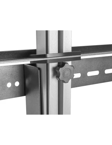 Equip 650621 soporte para TV 177,8 cm (70") Negro, Acero inoxidable