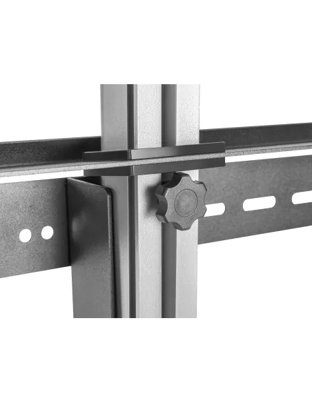 Equip 650621 soporte para TV 177,8 cm (70") Negro, Acero inoxidable