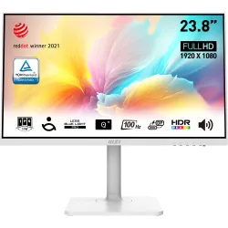 MSI Modern MD2412PW pantalla para PC 60,5 cm (23.8") 1920 x 1080 Pixeles Full HD Blanco