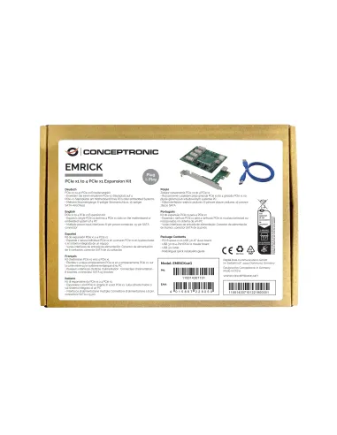 Conceptronic EMRICK10G tarjeta y adaptador de interfaz Interno PCIe