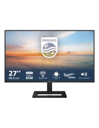 Philips 1000 series 27E1N1600AE 00 pantalla para PC 68,6 cm (27") 2560 x 1440 Pixeles Quad HD LCD Negro