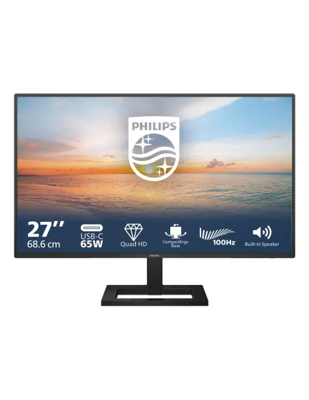 Philips 1000 series 27E1N1600AE 00 pantalla para PC 68,6 cm (27") 2560 x 1440 Pixeles Quad HD LCD Negro Philips 1000 series 27E1N1600AE 00 pantalla para PC 68,6 cm (27") 2560 x 1440 Pixeles Quad HD LCD Negro