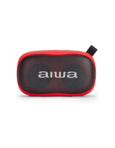 Altavoz portatil aiwa bs - 110 10w rms bluetooth rojo