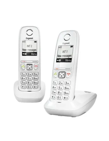 Gigaset AS405 Duo Teléfono DECT Blanco