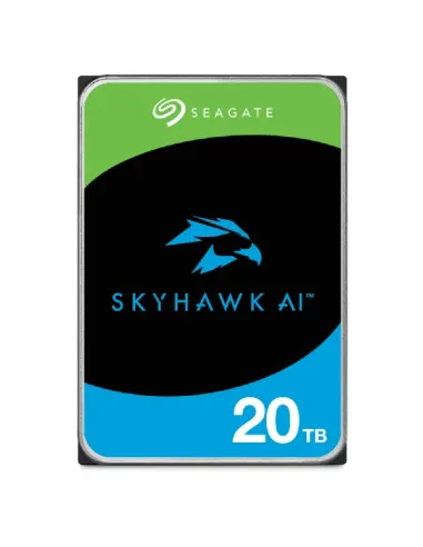 Seagate SkyHawk AI disco duro interno 20 TB 7200 RPM 512 MB 3.5" Serial ATA III