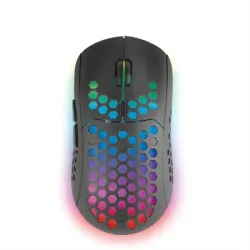 Mouse raton mars gaming wireless inalambrico 6 botones 3200ppp negro