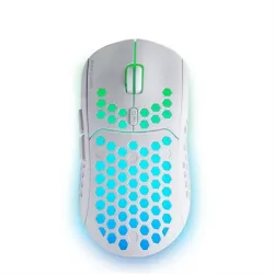 Mouse raton mars gaming mmw3 optico wireless inalambrico 6 botones 3200ppp blanco
