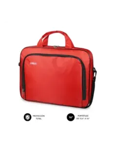 Maletin subblim oxford para portatil 15.4pulgadas - 16pulgadas rojo