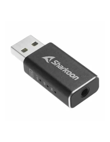 Tarjeta de sonido usb tipo a sharkoon gaming dac pro s v3 jack 3.5mm