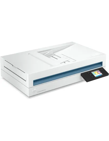 HP Scanjet Pro N4600 fnw1 Escáner de superficie plana y alimentador automático de documentos (ADF) 1200 x 1200 DPI A5 Blanco