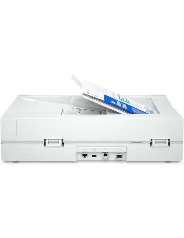 HP Scanjet Pro N4600 fnw1 Escáner de superficie plana y alimentador automático de documentos (ADF) 1200 x 1200 DPI A5 Blanco