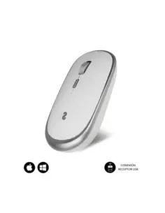 Raton inalambrico subblim submo - rfm0001 plata