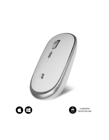Raton inalambrico subblim submo - rfm0001 plata