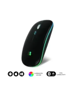 Raton inalambrico subblim submo - ldflat1 negro
