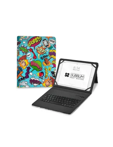 Funda + teclado subblim keytab pro 11pulgadas trendy comic