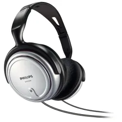 Philips SHP2500 00 auricular y casco Auriculares Alámbrico Diadema Música Negro, Plata
