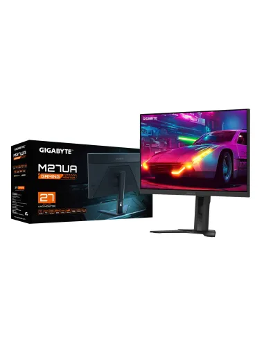 GIGABYTE M27UA 27" Monitor de juegos UHD - 3840 x 2160, 160Hz, 1ms, 400 cd m², FreeSync Premium, HDR listo, HDMI 2.1,