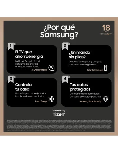 Samsung TV S85D OLED 55” 4K Smart TV con IA 2024