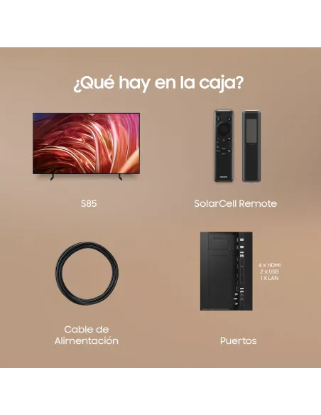 Samsung TV S85D OLED 55” 4K Smart TV con IA 2024