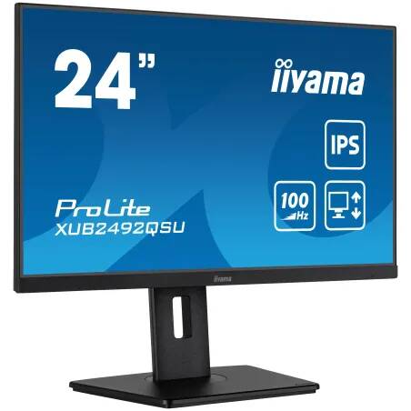 iiyama ProLite XUB2492QSU-B1 pantalla para PC 60,5 cm (23.8") 2560 x 1440 Pixeles Wide Quad HD LED Negro