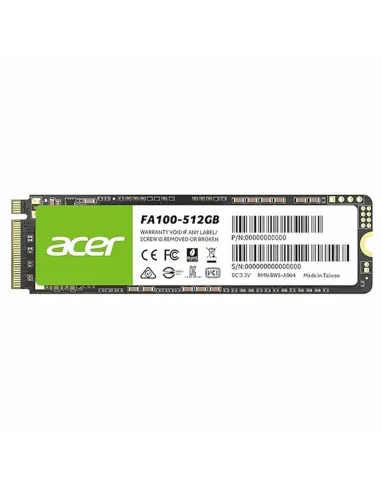 Disco duro interno ssd acer fa100 512gb m.2 pcie