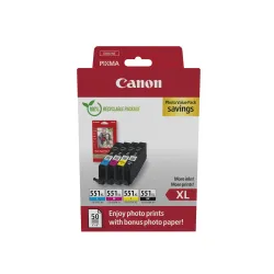 Canon 6443B008 cartucho de tinta 4 pieza(s) Original Alto rendimiento (XL) Negro, Cian, Magenta, Amarillo