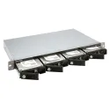 QNAP TR-004U caja para disco duro externo Carcasa de disco duro SSD Negro, Gris 2.5 3.5"