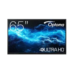 Optoma 3652RK Panel plano interactivo 165,1 cm (65") LED Wifi 400 cd / m² 4K Ultra HD Negro Pantalla táctil Android 11