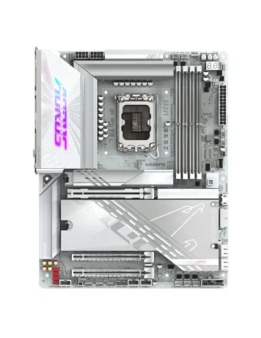 GIGABYTE Placa base Z890 AORUS PRO ICE - Compatible con CPUs Intel Core Ultra (Serie 2), VRM de 16+1+2 fases, hasta 9500MHz