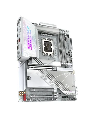 GIGABYTE Placa base Z890 AORUS PRO ICE - Compatible con CPUs Intel Core Ultra (Serie 2), VRM de 16+1+2 fases, hasta 9500MHz