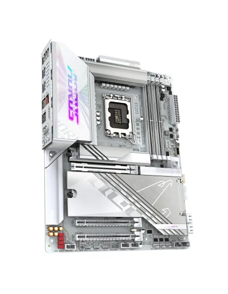 GIGABYTE Placa base Z890 AORUS PRO ICE - Compatible con CPUs Intel Core Ultra (Serie 2), VRM de 16+1+2 fases, hasta 9500MHz