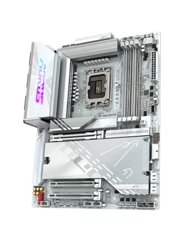 GIGABYTE Placa base Z890 AORUS PRO ICE - Compatible con CPUs Intel Core Ultra (Serie 2), VRM de 16+1+2 fases, hasta 9500MHz