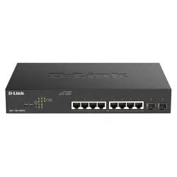D-Link DGS-1100-10MPV2 Gestionado L2 Gigabit Ethernet (10 100 1000) Energía sobre Ethernet (PoE) 1U Negro