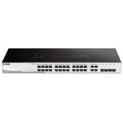 D-Link DGS-1210-24 Gestionado L2 Gigabit Ethernet (10 100 1000) 1U Negro
