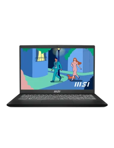 MSI Modern 15 B13M-282XES Intel® Core™ i7 i7-1355U Portátil 39,6 cm (15.6") Full HD 16 GB DDR4-SDRAM 512 GB SSD Wi-Fi 6E