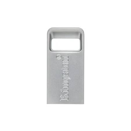 Kingston Technology DataTraveler Micro unidad flash USB 128 GB USB tipo A 3.2 Gen 1 (3.1 Gen 1) Plata