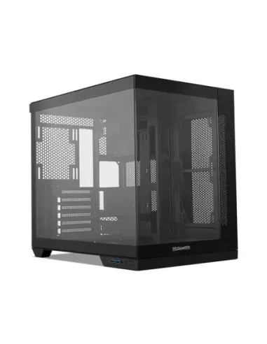 Caja hummer astra neo semitt atx cristal frameless negro