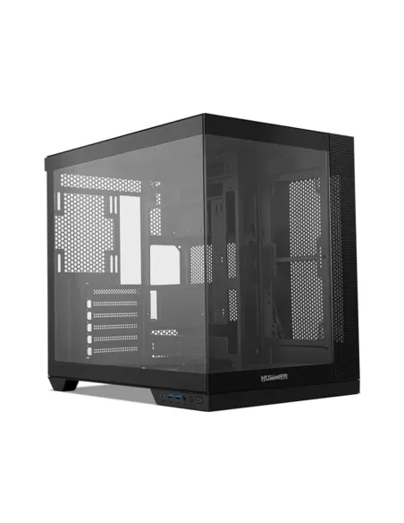 Caja hummer astra neo semitt atx cristal frameless negro