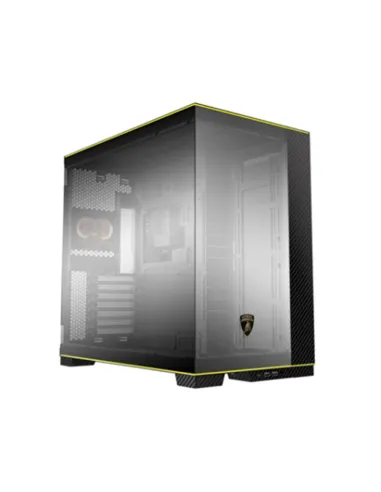 Caja ordenador gaming lian li o11d rgb lamborghini eatx cristal templado negro