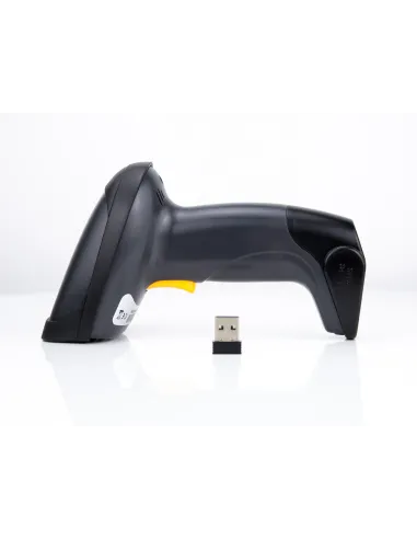 Equip 351023 lector de código de barras Lector de códigos de barras portátil 1D LED Negro