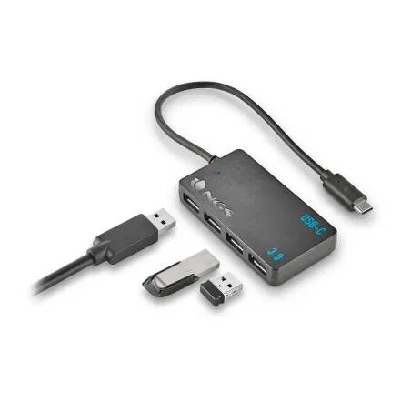 NGS WONDER IHUB4 USB 3.2 Gen 1 (3.1 Gen 1) Type-A 480 Mbit s Negro