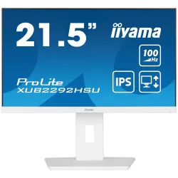 iiyama ProLite XUB2292HSU-W6 pantalla para PC 54,6 cm (21.5") 1920 x 1080 Pixeles Full HD LED Blanco