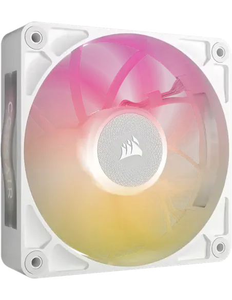 VENTILADOR CAJA CORSAIR RX RGB MAX Series, iCUE LINK RX120 RGB MAX White, 120mm RGB Fan, Single Fan CO-9051037-WW